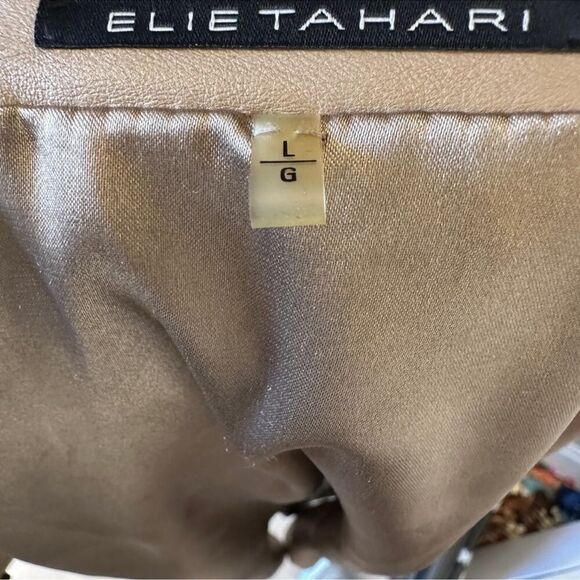 Women's Tan and Brown Jacket - Picture 3 of 4